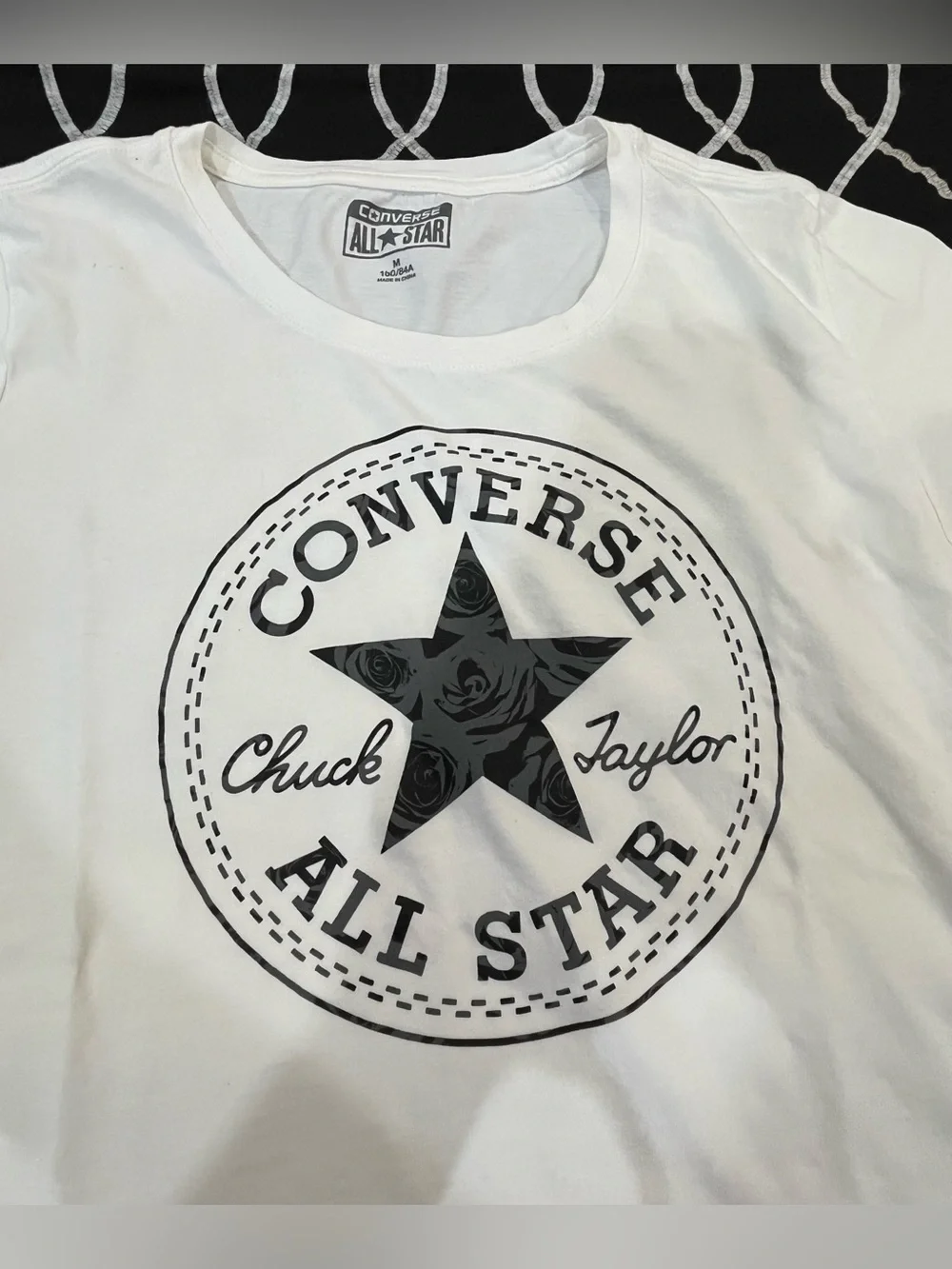 Converse White Kids All Star Logo Short Sleeve Tee